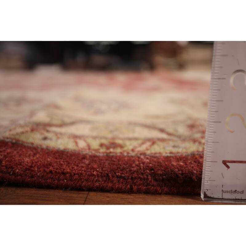 All-Over Floral Peshawar Oriental Large Area Rug Handmade Wool Carpet - 11'8" X 15'0"