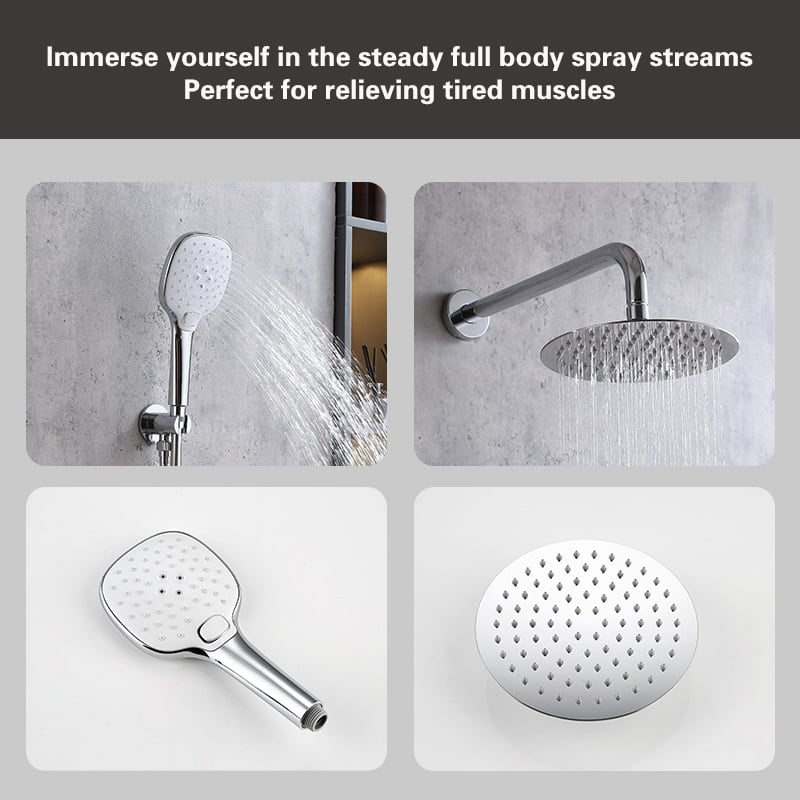 Indigo Home Complete Shower Faucet System with Rough-in Valve
