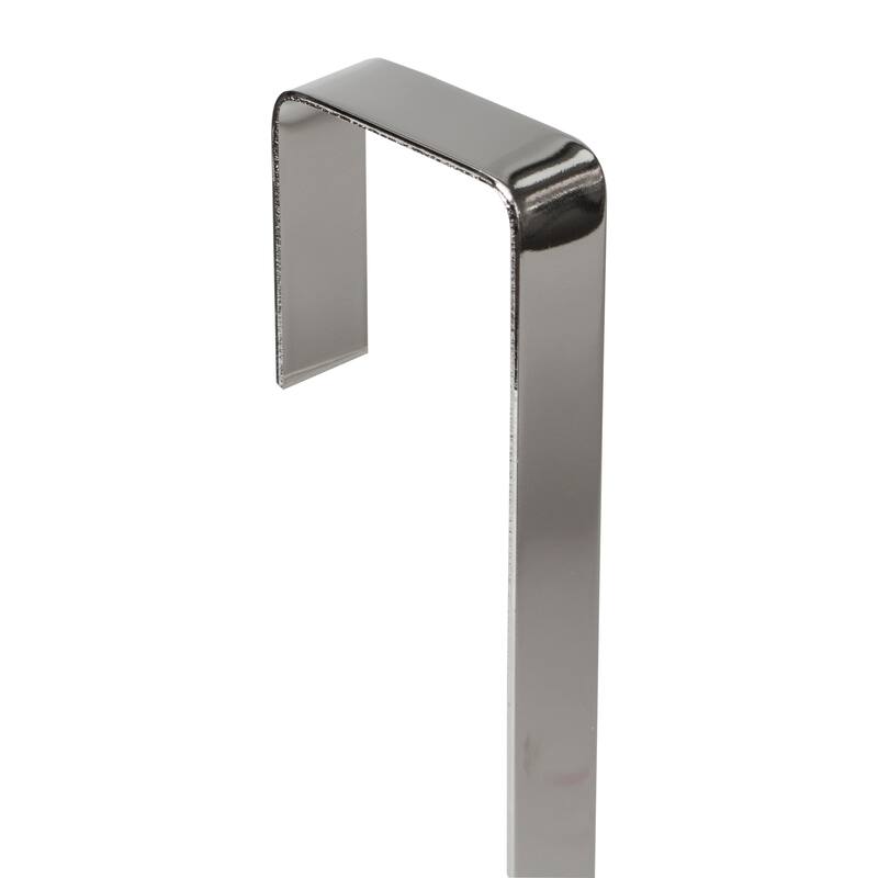 13.5" Shiny Silver Over the Door Christmas Wreath Hanger