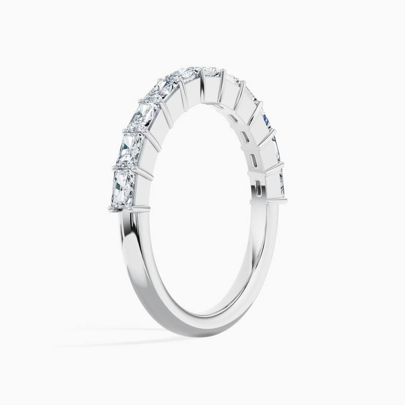 Auriya 14k Gold Radiant East-West Lab Grown Diamond Half Eternity Band 1.10 - 3.75 ct. tw. (F-G, VS)