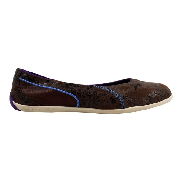 Shop Puma Women S Motorina Ballerina Distressed Chocolate