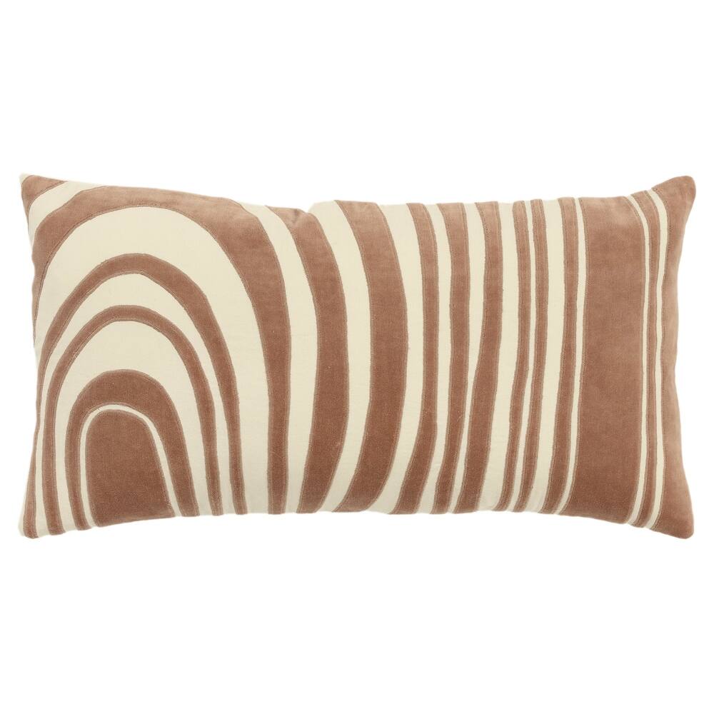Rizzy Home Transitional Down Filled Pillow - 14"x26"