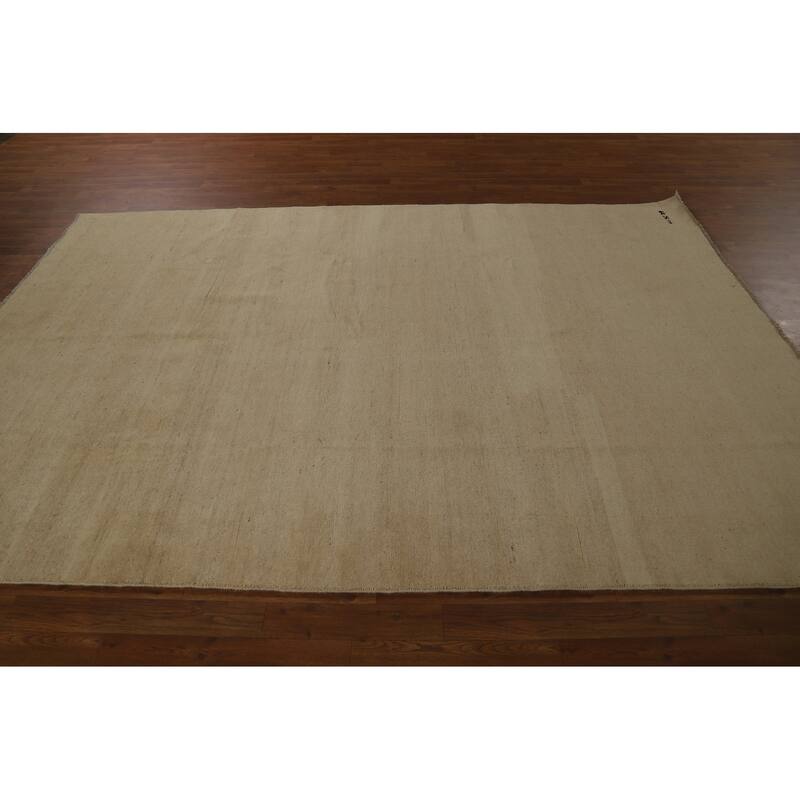 Modern Gabbeh Oriental Area Rug Handmade Wool Carpet - 6'5" x 9'7"