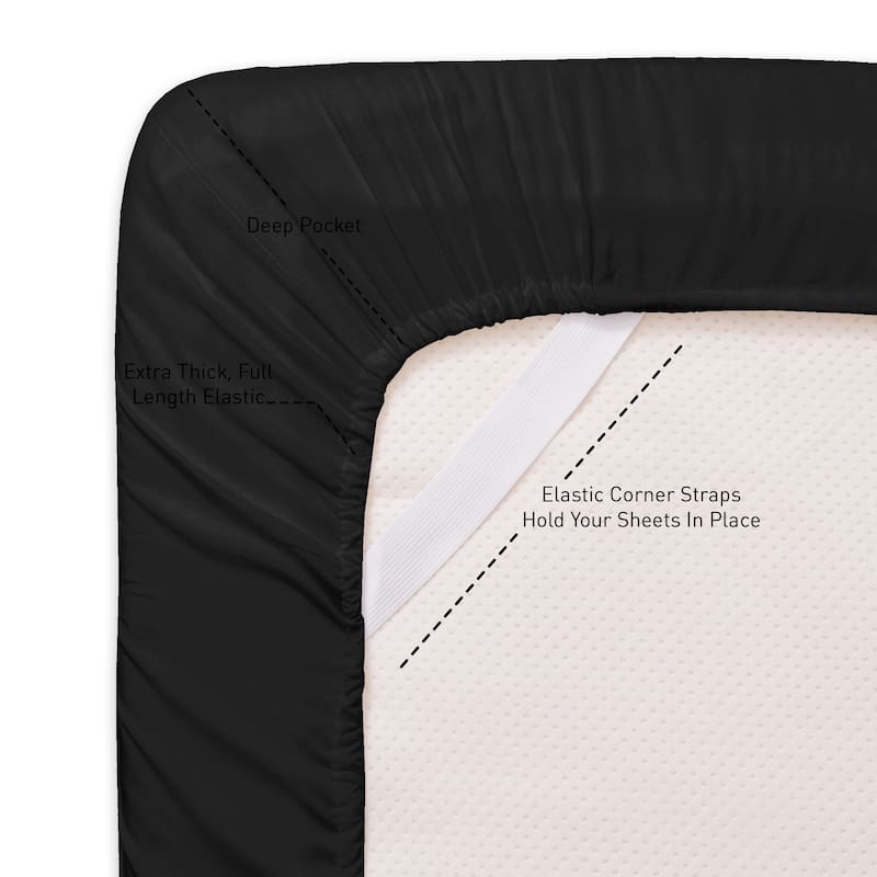 Embroidered 4-piece Bed Sheet Set