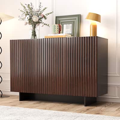 47" Storage Sideboard Buffets Cabinet with 3 Doors
