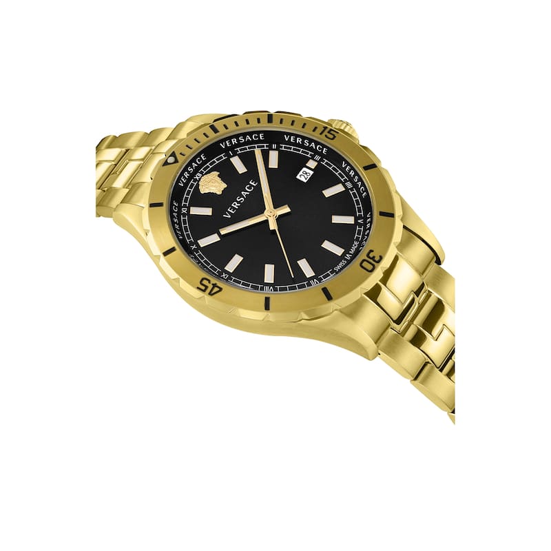 Versace Men's Hellenyium 42mm Quartz Watch - N/A