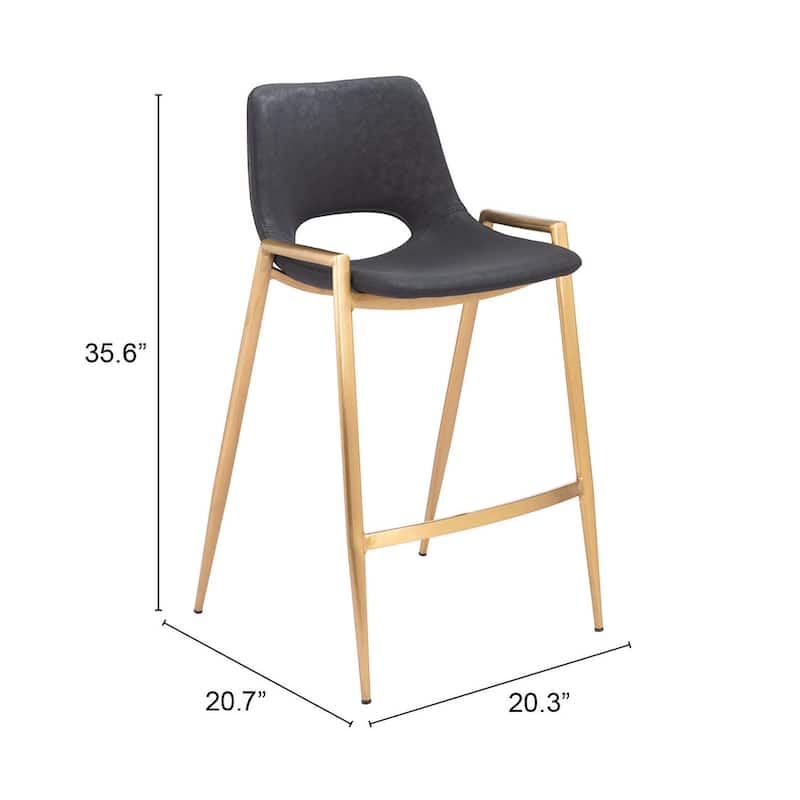 Desi Counter Stool (Set of 2) - 20.3" W x 20.7" D x 35.6" H