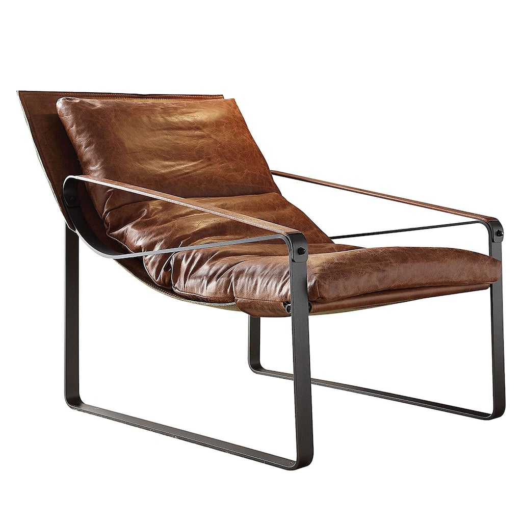 Upholstered Accent Lounge Chair in Cocoa