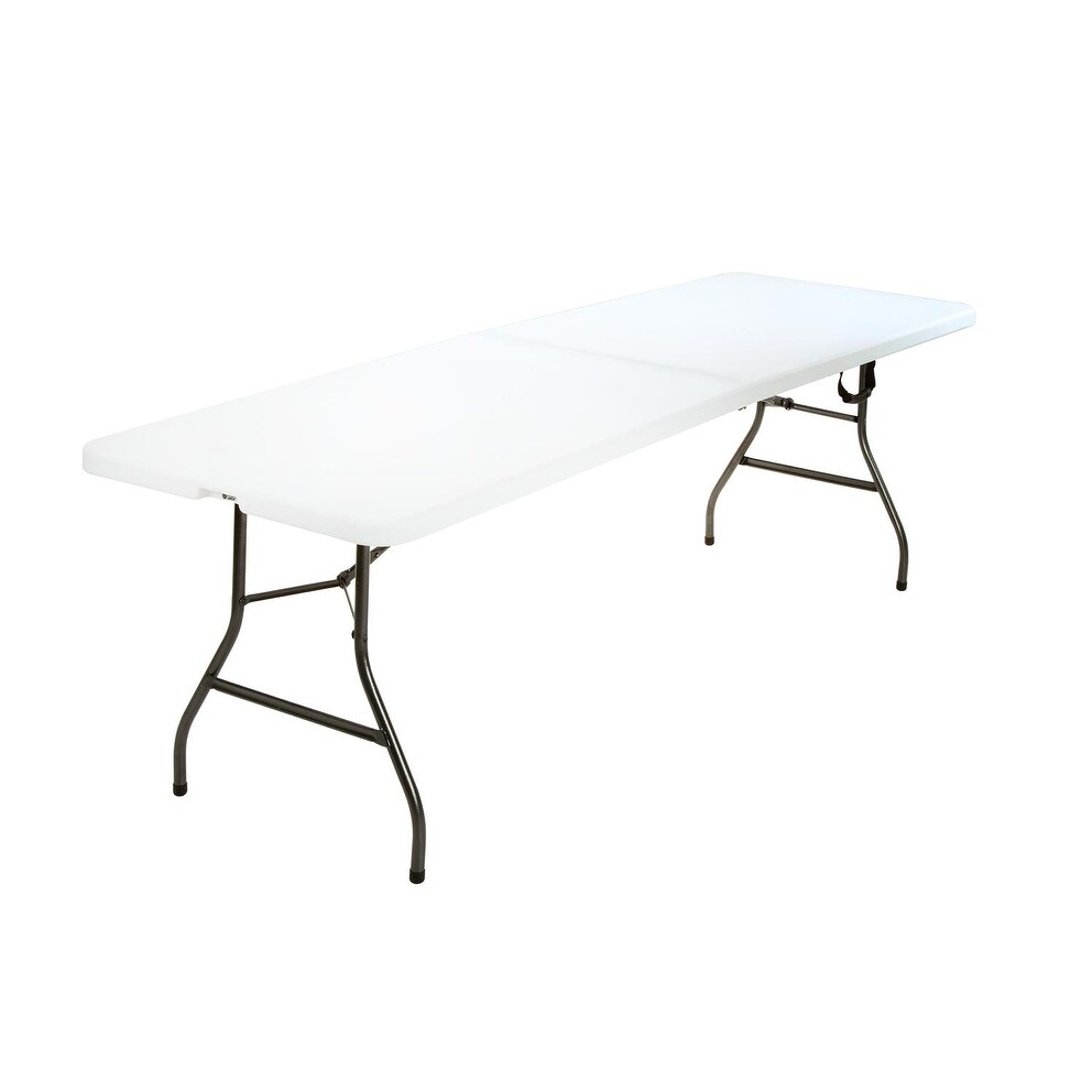 COSCO Deluxe 8 ft. Fold-in-Half Indoor & Outdoor Blow Molded