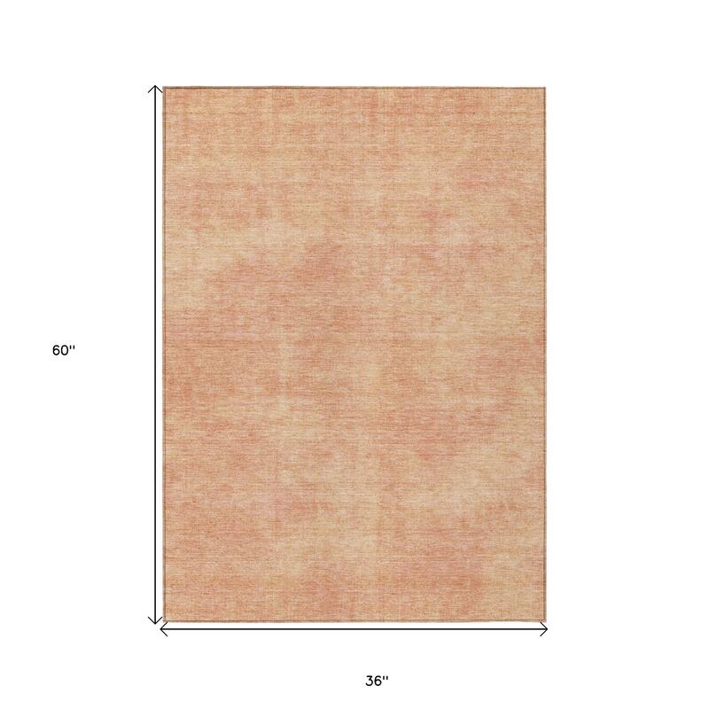 HomeRoots Solid Color Transitional Rectangle Outdoor Rug