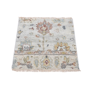 Shahbanu Rugs Gray Oushak Design Fragment Supple Collection Thick and ...