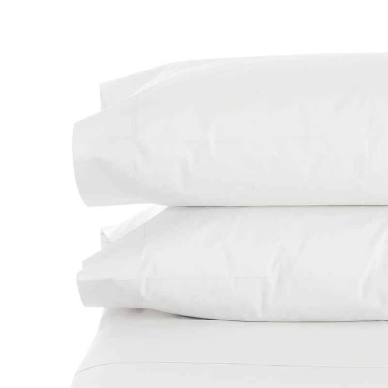 Soft Feel 1800 Soft Pillow Case Set Queen/Standard or King Set of 2 - White - King