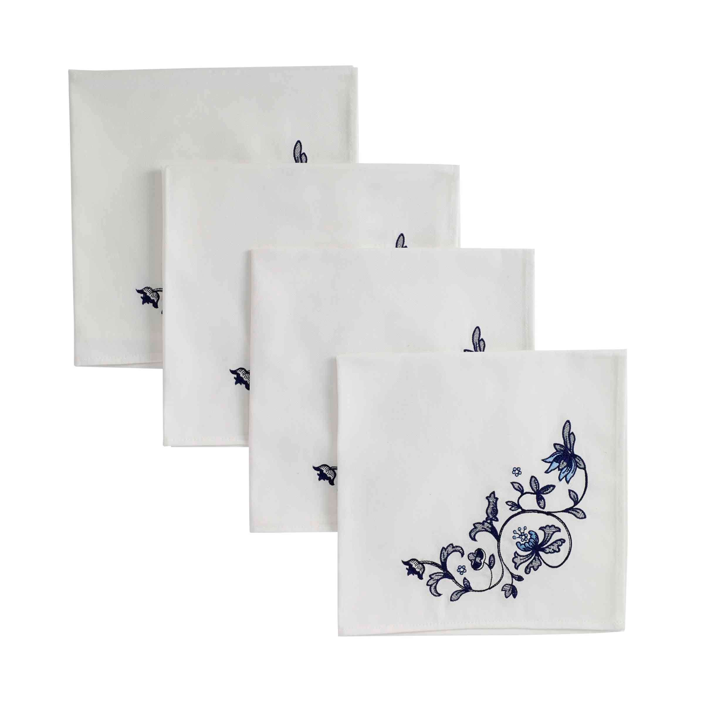 Spode® Blue Portofino Set of 4 Napkins - 20 x 20