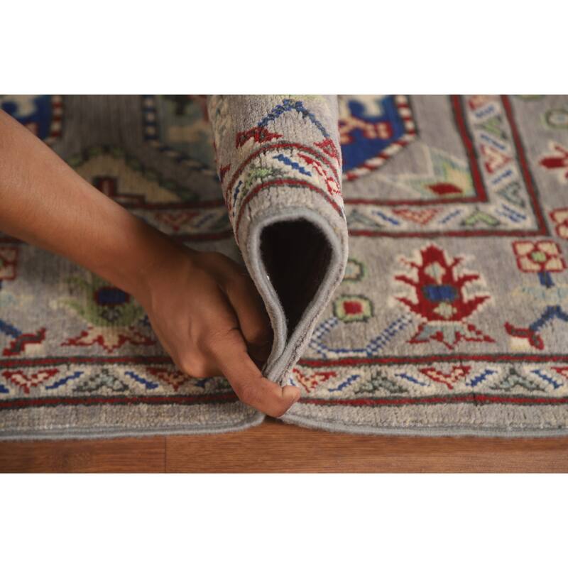 Kazak Runner Rug Handmade Wool Carpet - 2'8" x 13'4"