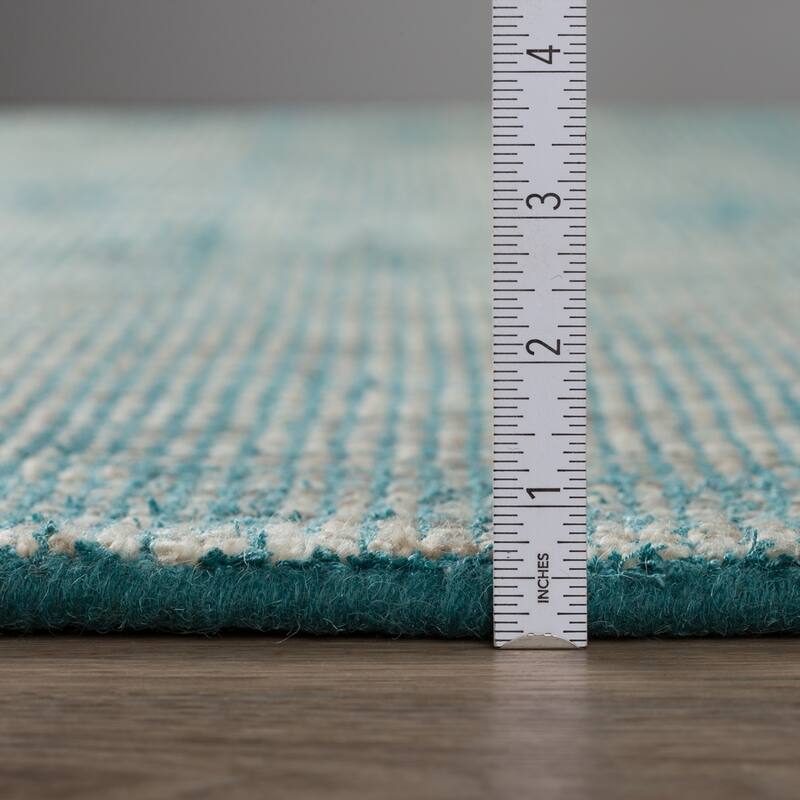 Addison Mission Multi Solid Tone Wool Blend Area Rug
