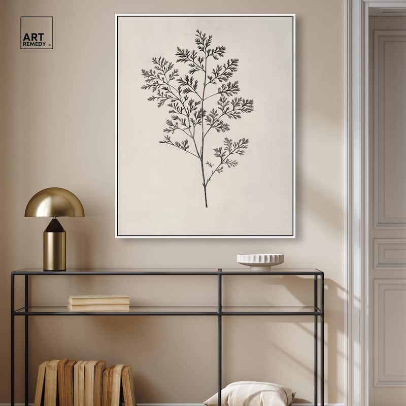 Aniseed Anatomy II Canvas Delicate Floral by Art Remedy