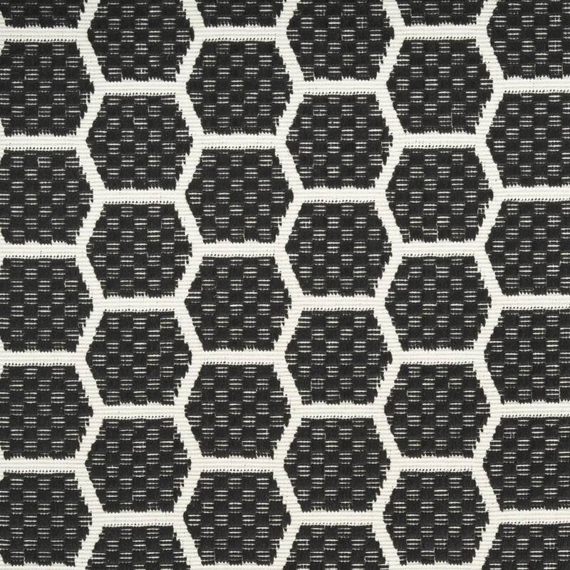 HomeRoots Geometric Modern Runner Outdoor Rug - 10' Runner