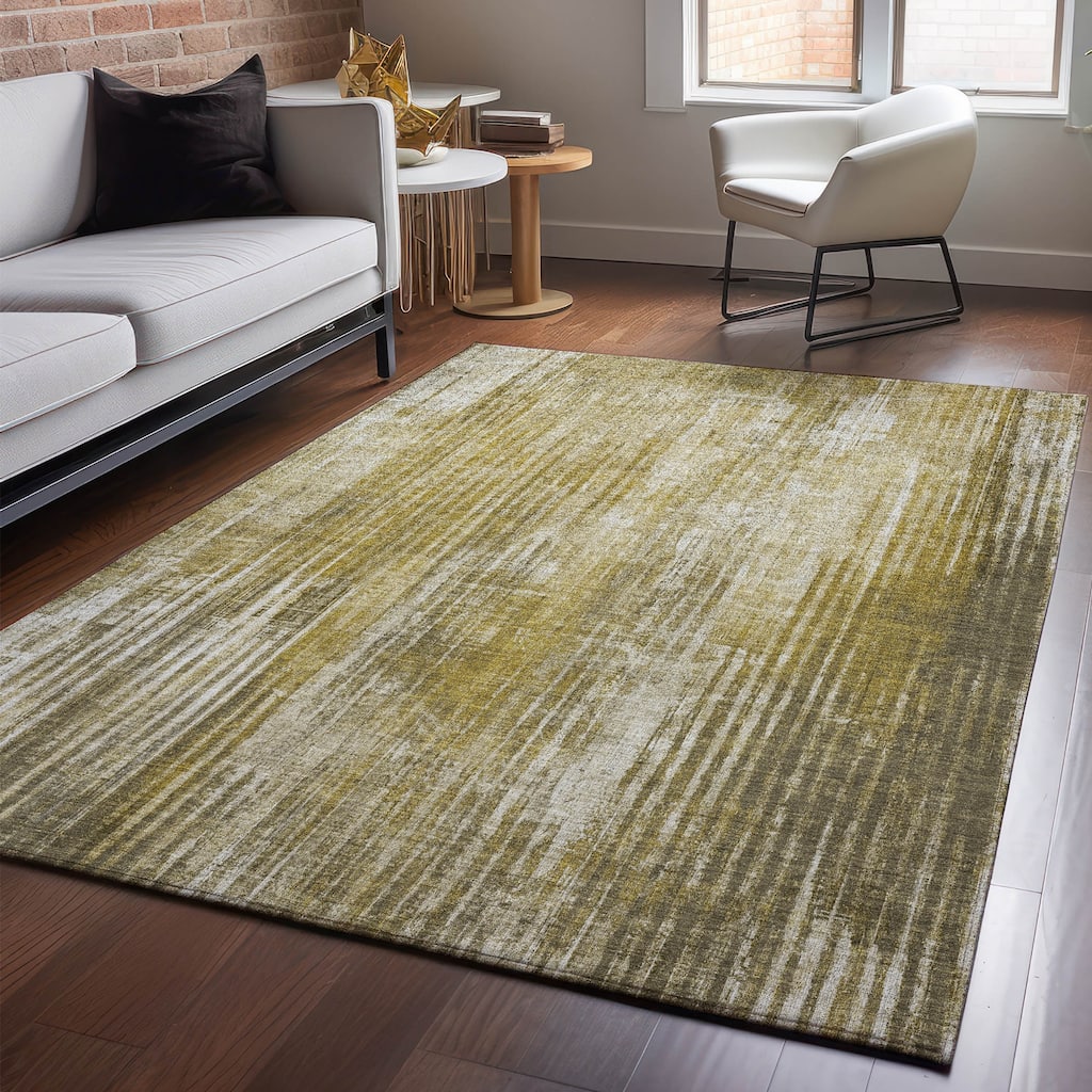 Premium Washable Super Soft Ombre Stripes Mayfield Rug