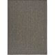 preview thumbnail 33 of 70, Nourison Horizon Indoor/Outdoor Chevron Area Rug 4' x 6' - Charcoal