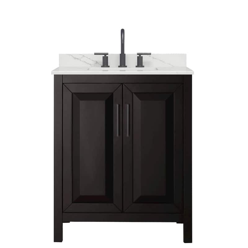 Wyndham Collection WCV252530S-QTZ-US3MXX Daria 30" Free Standing