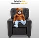 preview thumbnail 16 of 42, Mcombo Kids Recliner Chair Armrest Sofa for Toddlers Faux Leather