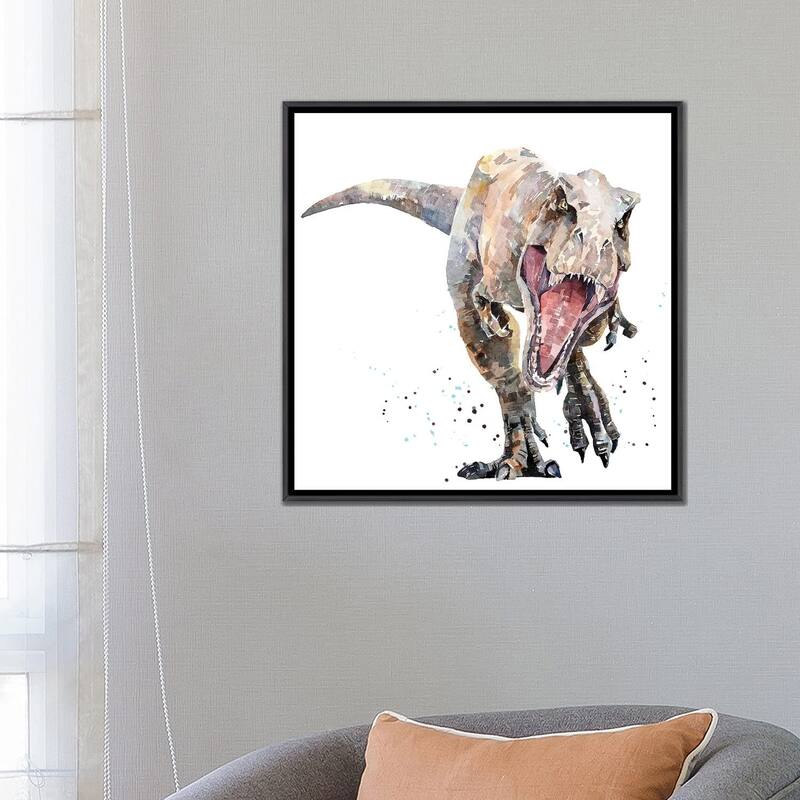 iCanvas "I Am A Pussycat, Honest" by EdsWatercolours Framed