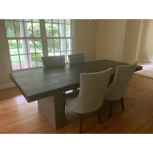 rh stacked dining table