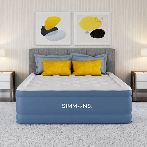 Simmons Rest Aire 17 inch Air Mattress with Auto Shut-off and Built-in Pump
