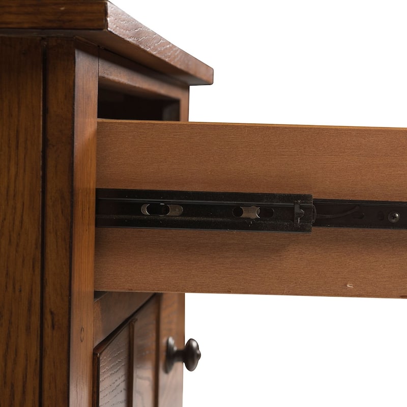 Grandpa's Cabin Rustic 7 Drawer Dresser for Bedroom - Sandstone or Aged Oak