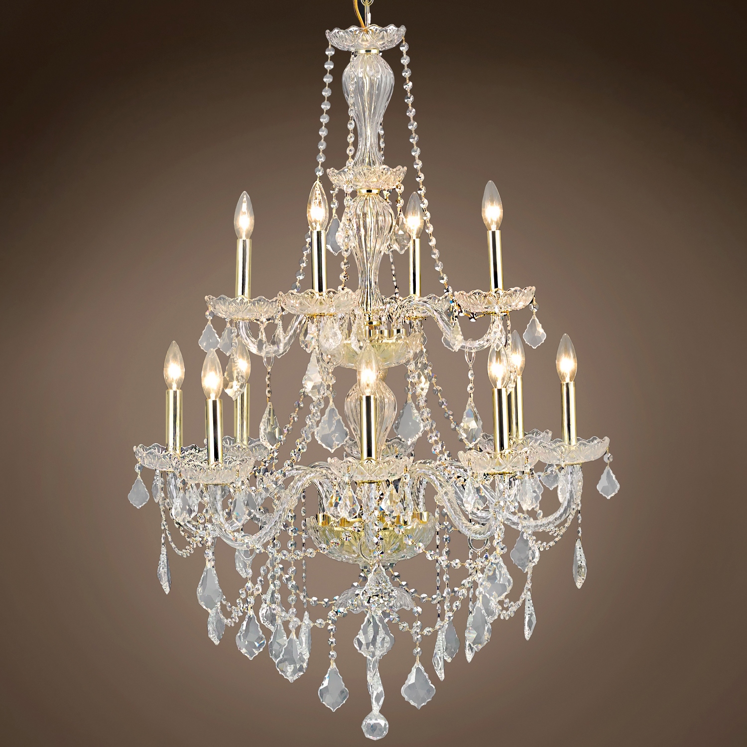 Victorian Design 12 Light 28 Gold Chandelier With Clear Asfour Crystals 41.00 Bed Bath Beyond 39023115