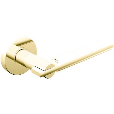 Baldwin Single Left Hand Estate Lever Minus Rosettes