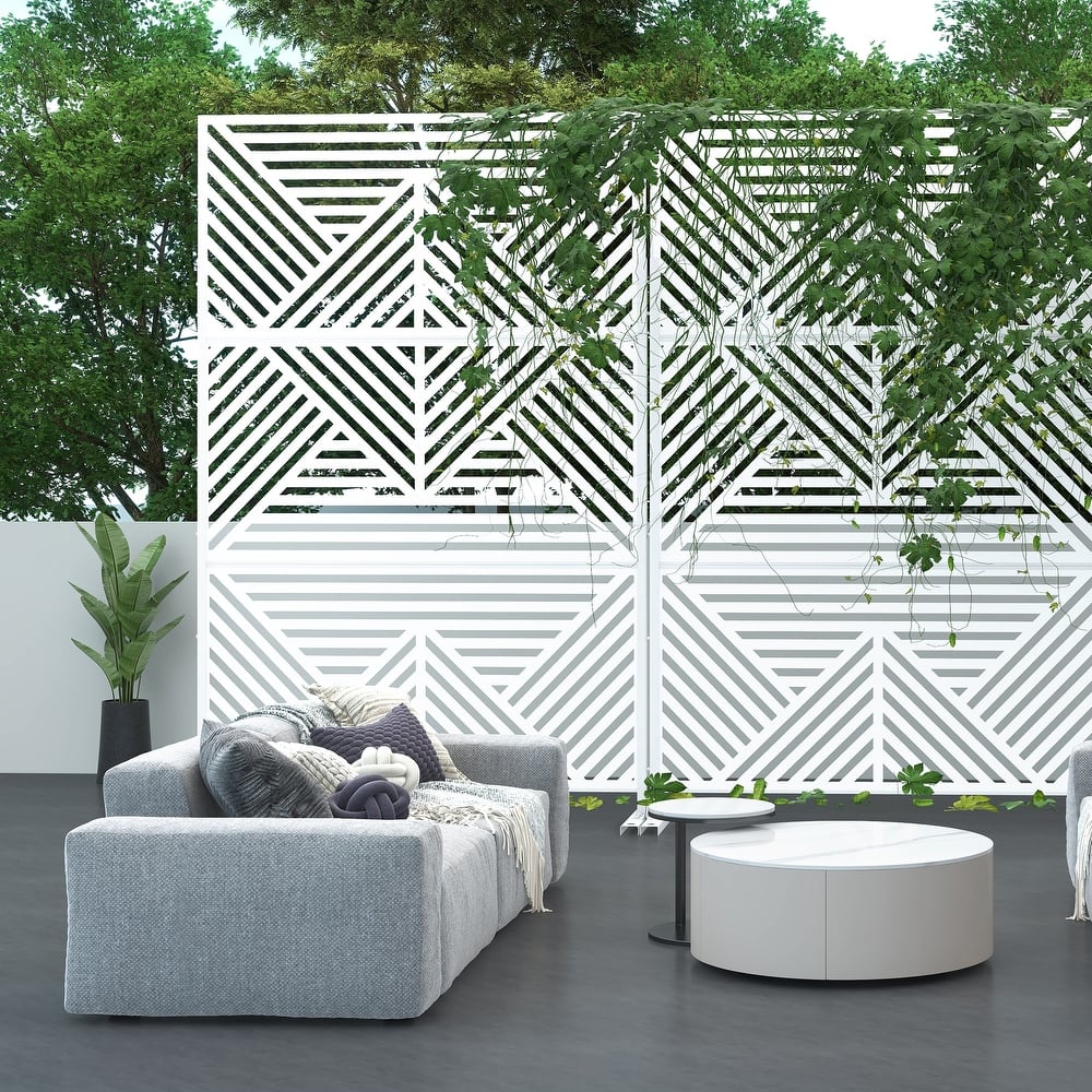 Zodiac Metal Privacy Screen Panel - 72*47