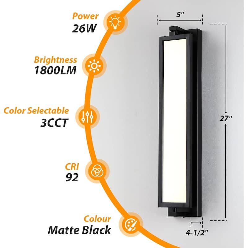 Sofucor LED Bathroom Vanity Light Fixture Bar Over Mirror Bath Light Mirror Lamp