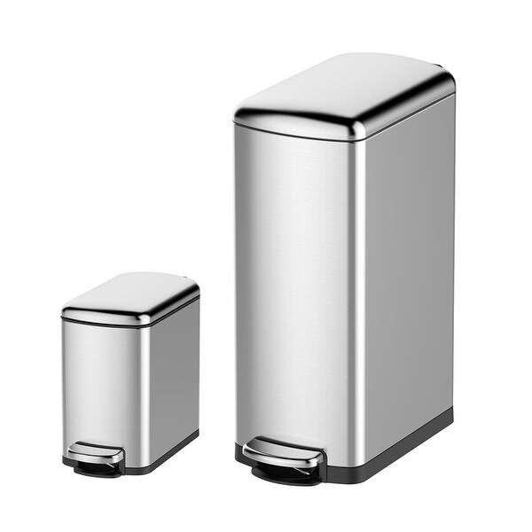 GARBAGE TIME 1.3.4QUARTER　各1BOXセット Garvee Triple Trash Can 60L 15.9Gal Stainless Steel Separated Lid