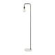preview thumbnail 10 of 21, JONATHAN Y Haines 60" Minimalist Edison Metal/Marble Floor Lamp, Gold