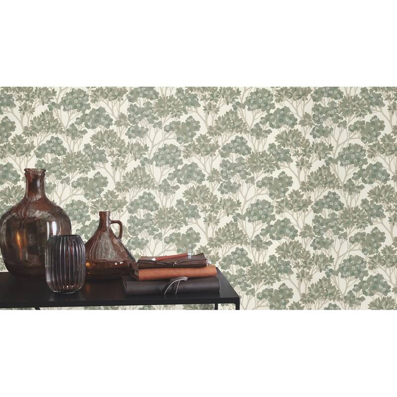 Rasch Stickley Green Tree Wallpaper