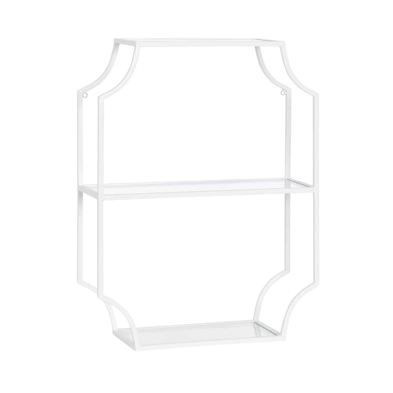 Kate and Laurel Ciel Metal Wall Shelf