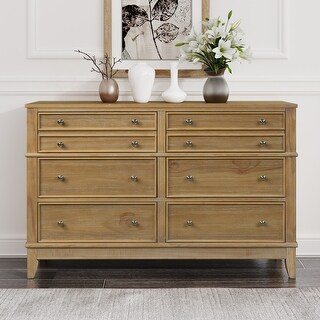 Solid Wood 6 Drawers Storage Dresser - Bed Bath & Beyond - 35546757