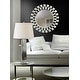 preview thumbnail 3 of 3, Kenroy Home Gilbert 36" Round Contemporary Sunburst Wall Mirror