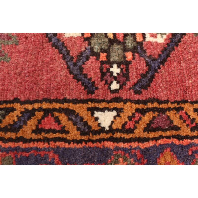ECARPETGALLERY Hand-knotted Andelz Red Wool Rug - 4'4 x 7'3