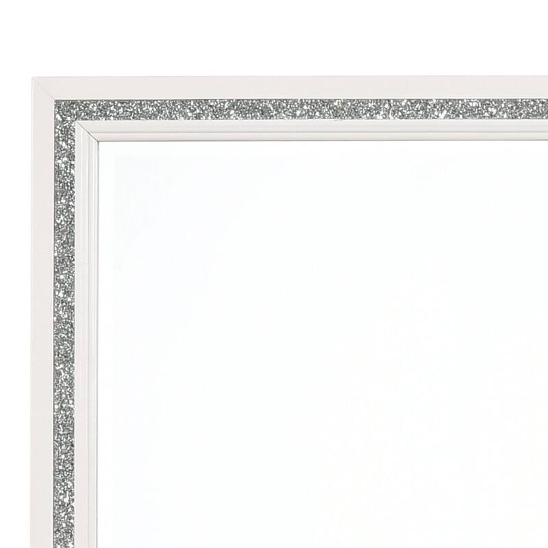 White Finish Mirror