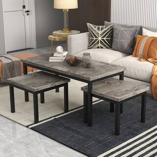 Modern Nesting Coffee Table Set for Living Room - Bed Bath & Beyond ...