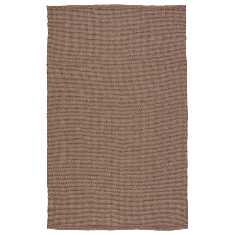 Inara Indoor/ Outdoor Solid Area Rug - 5' x 8' - Brown