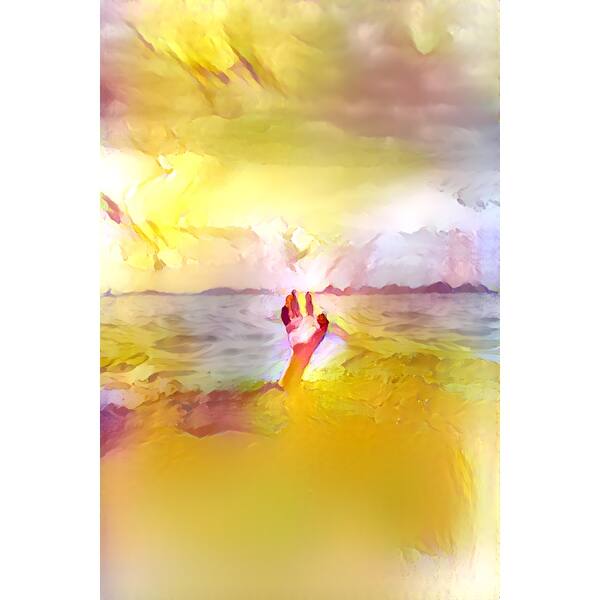 Shop Person Water Dark Art Print Wall Artwork Decor Overstock 27670655