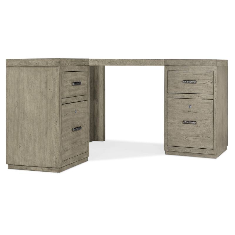 Linville Falls Corner Desk with Two Files