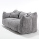 preview thumbnail 13 of 98, Modern Cute Chenille Upholstered Loveseat with High Resilience Foam