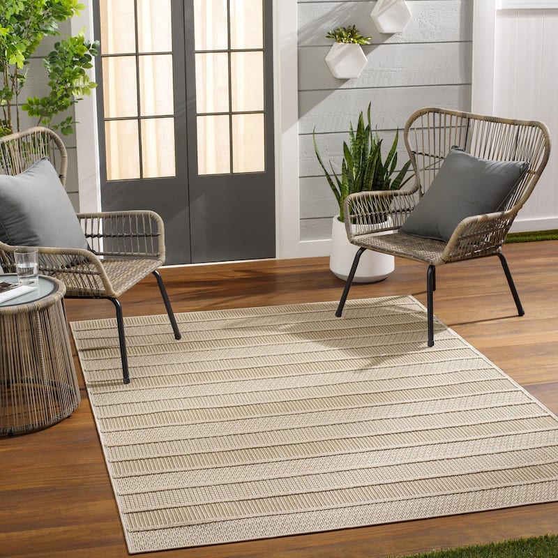 Livabliss Rockport Outdoor Modern & Contemporary Area Rug