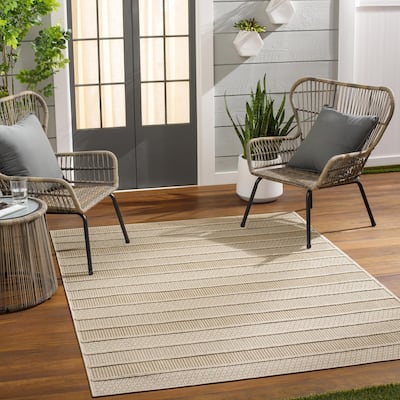 Livabliss Rockport Outdoor Modern & Contemporary Area Rug