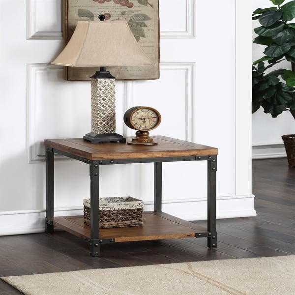 Industrial Design End Table Square Coffee Table Bed Bath & Beyond