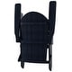 preview thumbnail 83 of 85, Vineyard HIPS Outdoor Folding Eco-Friendly All Weather Seashell Adirondack Chairs (12-Piece Conversation Set)